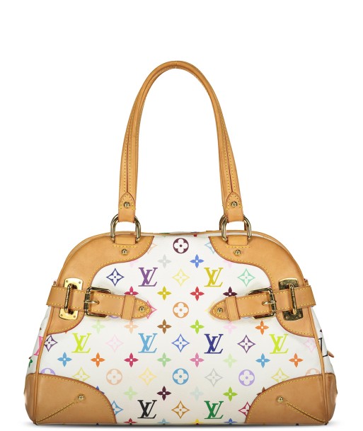 White Multicolour Monogram Murakami Claudia Bag Livraison rapide