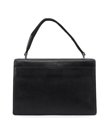 Prada Black Leather Top Handle Bag la livraison gratuite