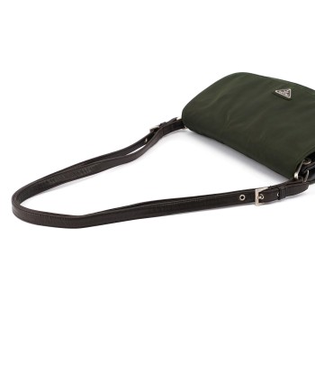 Prada Green Tessuto Shoulder Bag de la marque