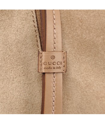 Gucci Beige Suede Shoulder Bag chez Cornerstreet bien 