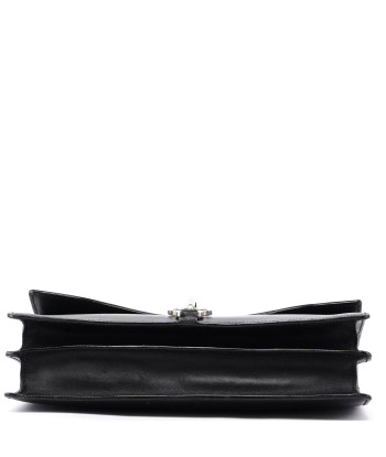 Prada Black Leather Top Handle Bag la livraison gratuite