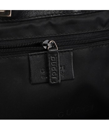 5338. Gucci Black Calfskin Drawstring Chain Tote la chaussure