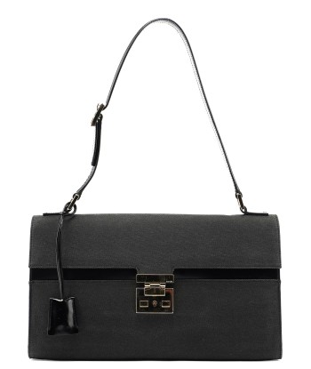 Gucci Black Canvas Keylock Shoulder Bag sur le site 