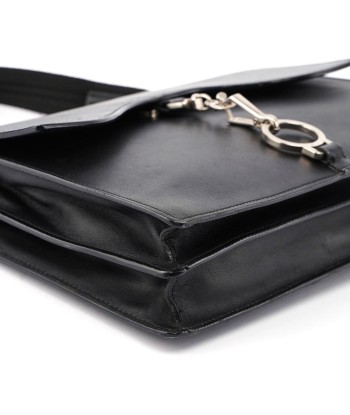 Prada Black Leather Top Handle Bag la livraison gratuite