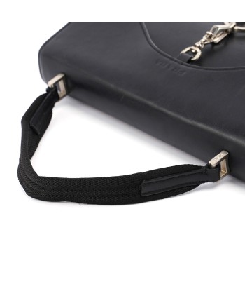 Prada Black Leather Top Handle Bag la livraison gratuite