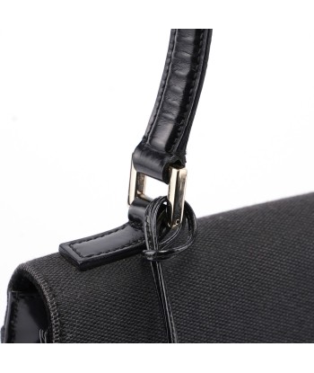 Gucci Black Canvas Keylock Shoulder Bag sur le site 