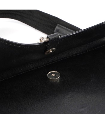 Prada Black Leather Top Handle Bag la livraison gratuite