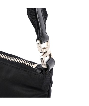 Prada Black Tessuto Leather Shoulder Bag une grave pollution 