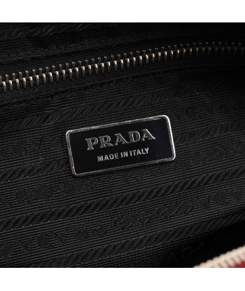 5347. Prada Red Patent Leather Stamped Tote Faites des économies