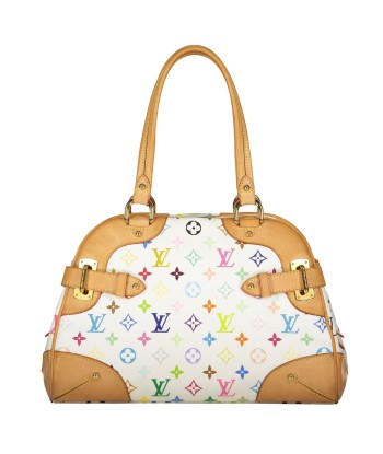 White Multicolour Monogram Murakami Claudia Bag Livraison rapide