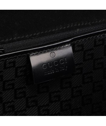 Gucci Black Canvas Keylock Shoulder Bag sur le site 