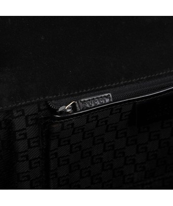 Gucci Black Canvas Keylock Shoulder Bag sur le site 