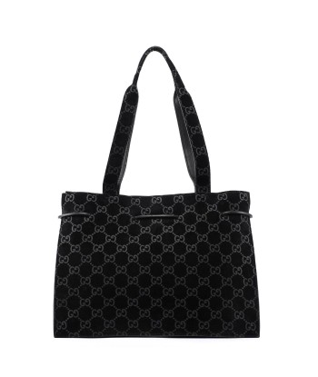 Gucci Black Suede GG Tote Dans la société mordern