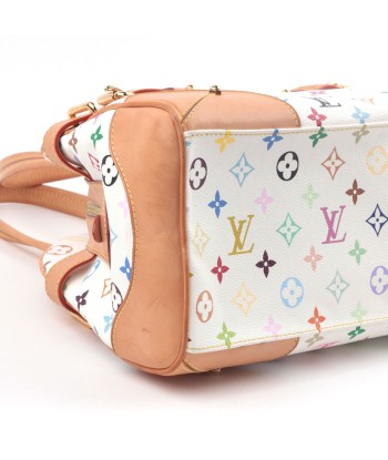 White Multicolour Monogram Murakami Claudia Bag Livraison rapide