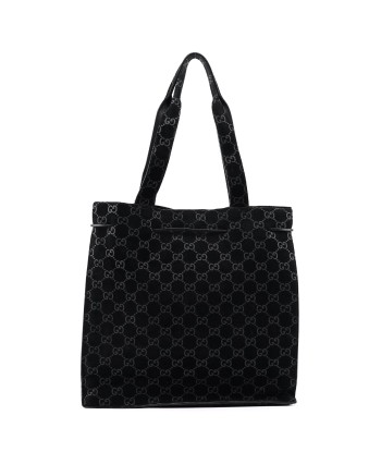 Gucci Black Suede GG tote chez Cornerstreet bien 