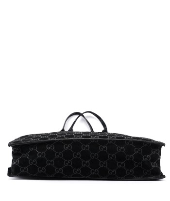 Gucci Black Suede GG tote chez Cornerstreet bien 