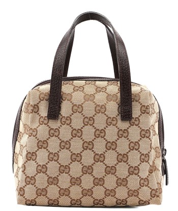 Gucci Beige GG Mini Bowling Bag pas chere