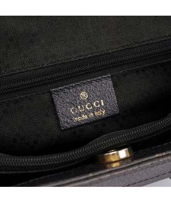 Gucci Black Leather Bamboo Tote l'achat 