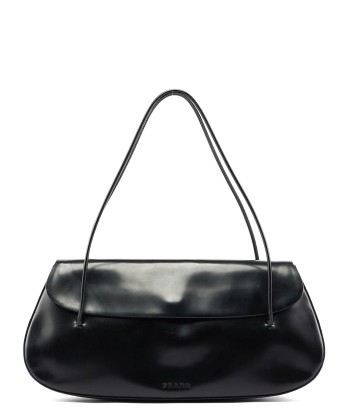 Prada Black Spazzolato Handbag france