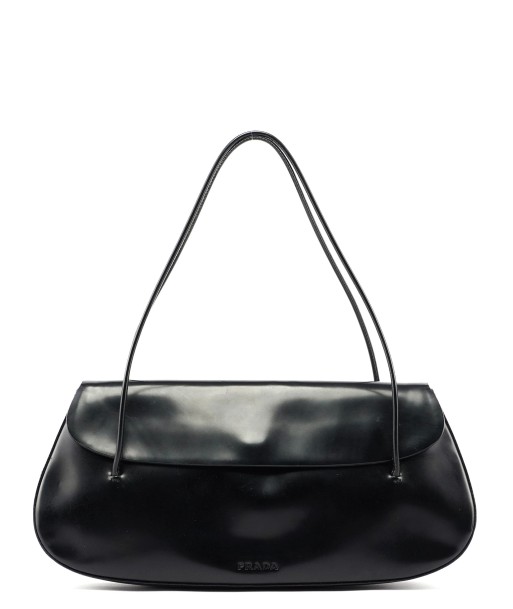 Prada Black Spazzolato Handbag france