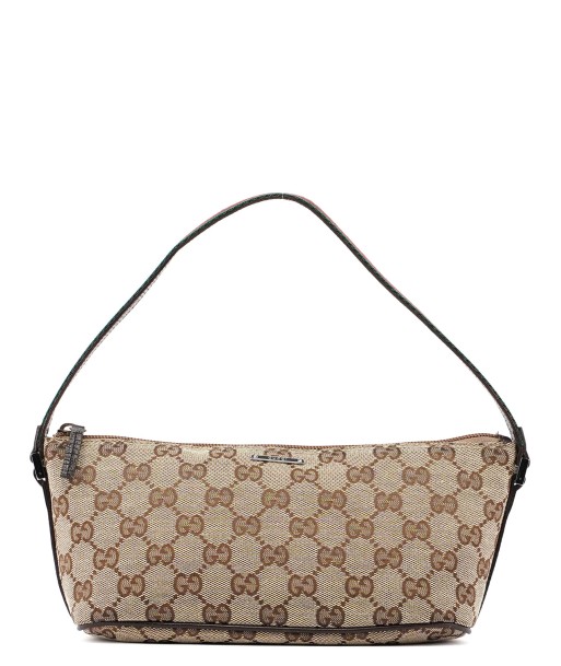 Gucci Beige Brown Boat Pochette en ligne