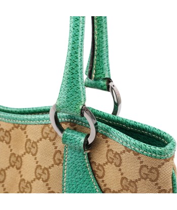 Gucci Beige Turquoise GG Tote Bag Les magasins à Paris