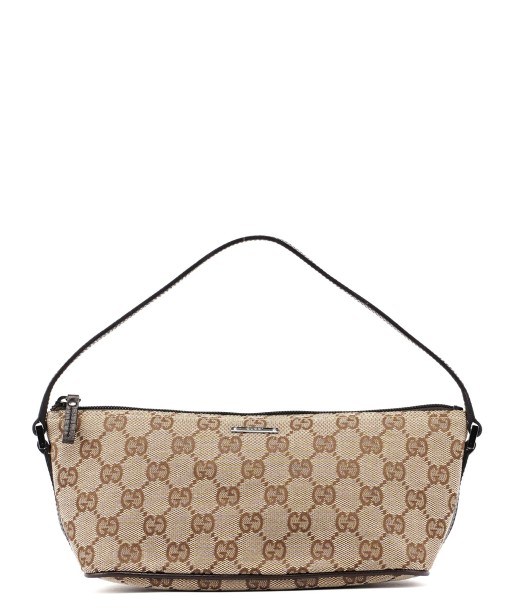 Gucci Beige Brown Boat Pochette pas cher 