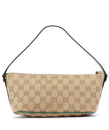 5396. Gucci Beige Turquoise Boat Pochette Les êtres humains sont 