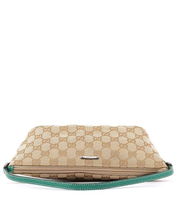 5396. Gucci Beige Turquoise Boat Pochette Les êtres humains sont 