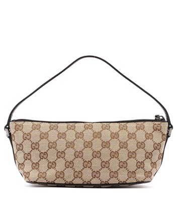 Gucci Beige Brown Boat Pochette pas cher 