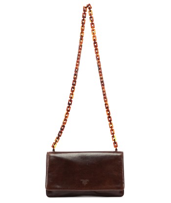 Prada Brown Leather Chain Comparez plus de prix