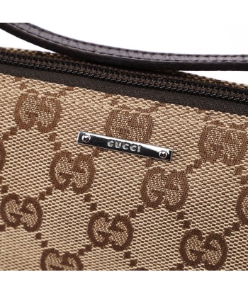 Gucci Beige Brown Boat Pochette pas cher 