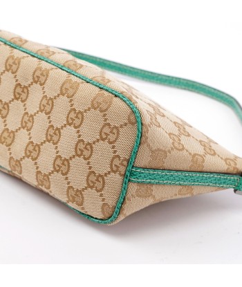 5396. Gucci Beige Turquoise Boat Pochette Les êtres humains sont 