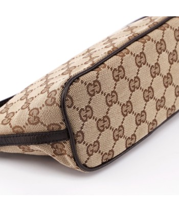 Gucci Beige Brown Boat Pochette pas cher 