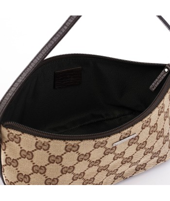 Gucci Beige Brown Boat Pochette pas cher 