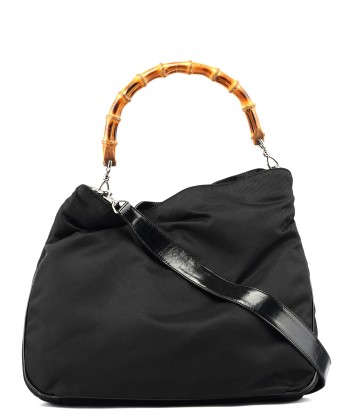 Black Canvas Bamboo 2Way Bag le concept de la Pate a emporter 