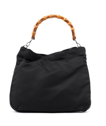 Black Canvas Bamboo 2Way Bag le concept de la Pate a emporter 