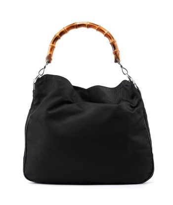 Black Canvas Bamboo 2Way Bag le concept de la Pate a emporter 