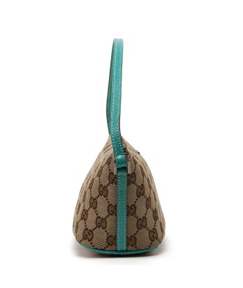 GG Monogram Turquoise Boat Pochette le des métaux précieux