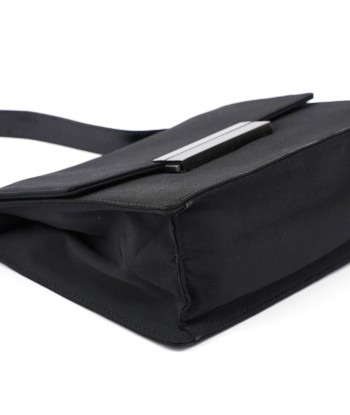 Black Nylon Buckle Shoulder Bag chez Cornerstreet bien 