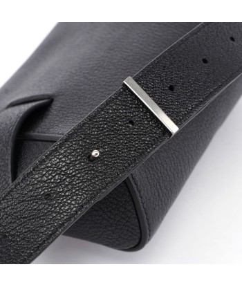 Black Leather Buckle Waist Bag by Daniel Lee shop