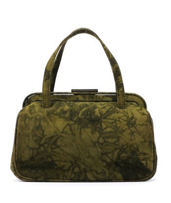 Green Tie Dye Suede Clutch Bag la livraison gratuite