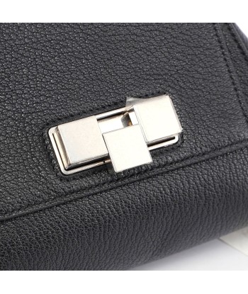 Black Leather Buckle Waist Bag by Daniel Lee shop