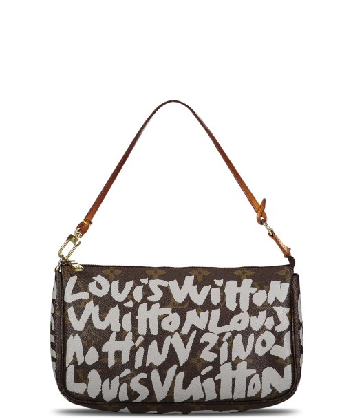 Stephen Sprouse Grey Graffiti Pochette pas cheres