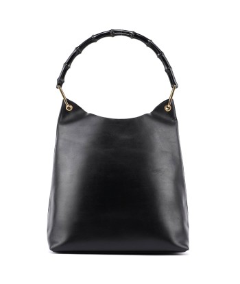 Black Bamboo Shoulder Bag Pour