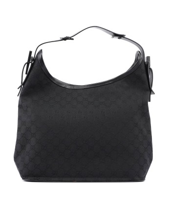 Black GG Canvas Leather Shoulder votre