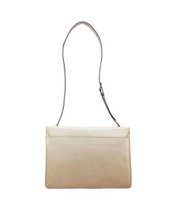 Beige Spazzolato Buckle Shoulder Bag Découvrez la collection