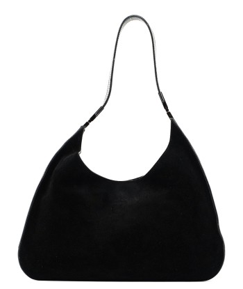 Black Suede Shoulder Bag Comparez plus de prix