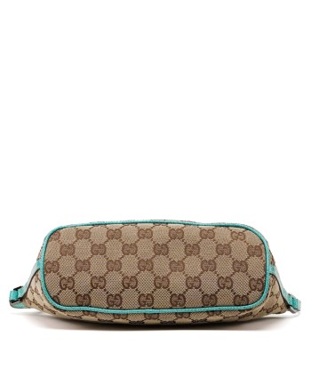 GG Monogram Turquoise Boat Pochette le des métaux précieux