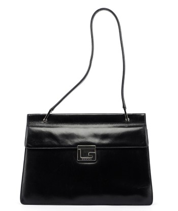 Black Leather Square G Bag shop